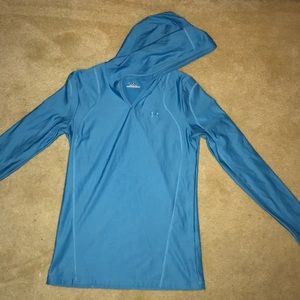 Blue under armor hoodie